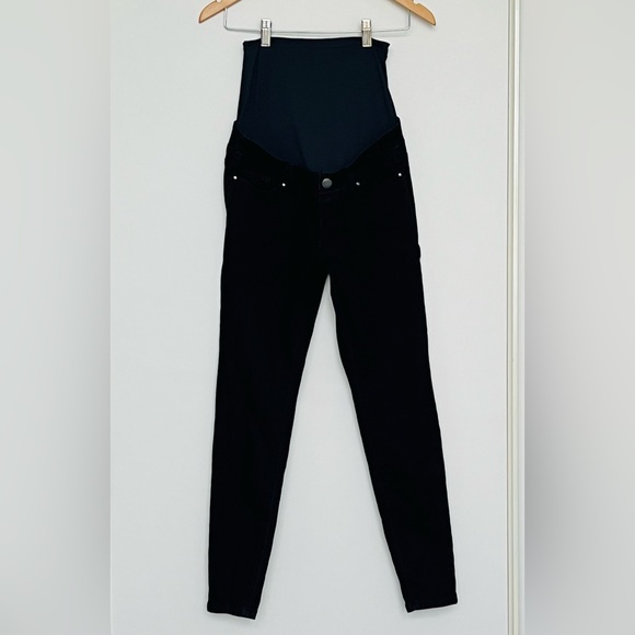 Maternity Dark Wash Jegging - Thyme, Size XXS - Picture 4 of 7
